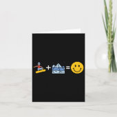 Snowboarder - Wintersport Snowboarden Kaart (Voorkant)