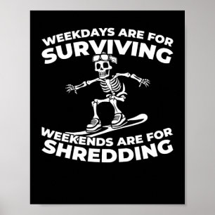 Snowboarder - Wintersport Snowboarden Poster