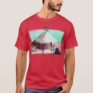 Snowboarders, Cool Snowboarding Art, Japanse kunst T-shirt