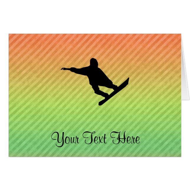 Snowboarding (Voorkant Horizontaal)