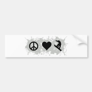 Snowboarding 1 bumpersticker