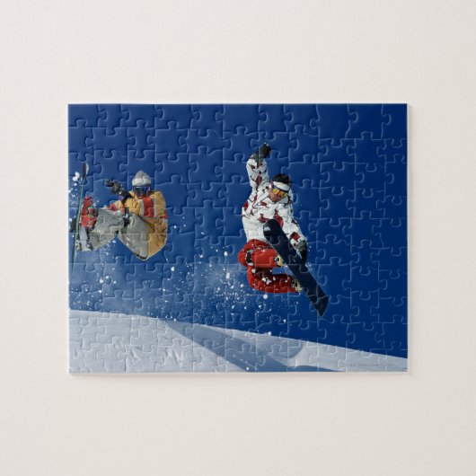 Snowboarding 8 legpuzzel (Horizontaal)