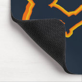 Snowboarding aangepaste mousepad muismat (Hoek)