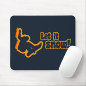 Snowboarding aangepaste mousepad muismat (Met muis)
