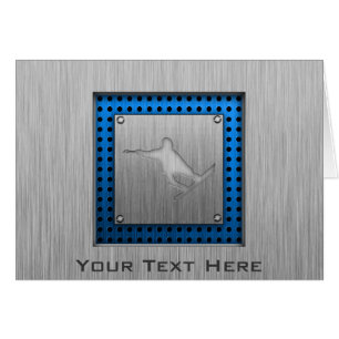 Snowboarding balayé de Métal-regard