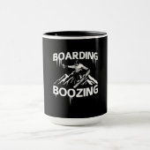 Snowboarding Boozing Mok (Midden)