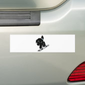 Snowboarding Bumpersticker (Op auto)