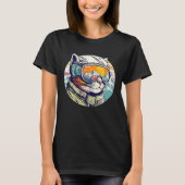 Snowboarding Cat Cool Snowboarder or Skier Mountai T-shirt (Voorkant)