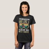Snowboarding Dad Like A Regular Dad Much Cooler T-shirt (Voorkant volledig)