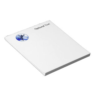 Snowboarding en Snowflakes Notitieblok