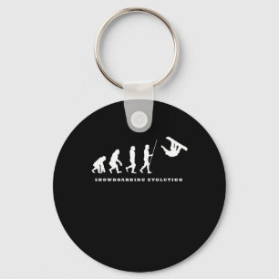 Snowboarding Evolution Snowboard Gift Sleutelhanger