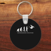 Snowboarding Evolution  Snowboard Gift Sleutelhanger (Voorkant)