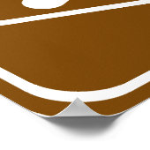 Snowboarding Highway Sign Poster (Hoek)