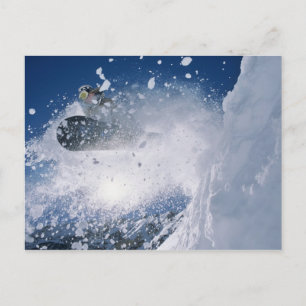Snowboarding in Snowbird Resort, Wasatch Briefkaart