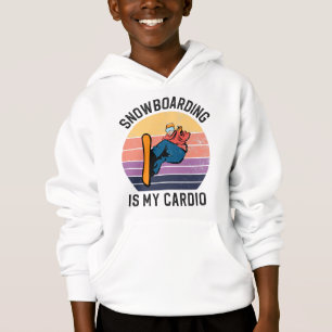 Snowboarding is mijn cardio Snow Boarder Sneeuwspo