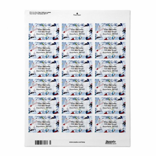 Snowboarding is niet alles het enige dat het is etiket (Full Sheet)