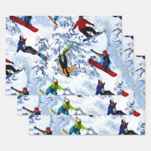 Snowboarding is niet alles inpakpapier vel