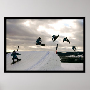 Snowboarding Poster