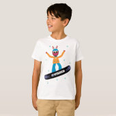 Snowboarding Puterbug T-shirt (Voorkant volledig)