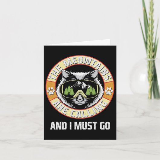 Snowboarding Retro  Funny Snowboarder Skiin Kaart (Voorkant)