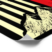 Snowboarding Skiing Snowboard American Flag Snowbo Poster (Hoek)