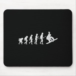 Snowboarding Skiing Snowboarder Winter Funny Evolu Muismat
