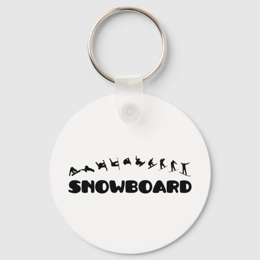 Snowboarding Sleutelhanger (Voorkant)