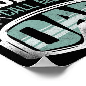 Snowboarding Snowboard Dad Poster (Hoek)