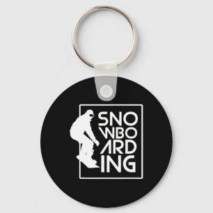 Snowboarding Snowboard Gift Love Snowboarding Sleutelhanger