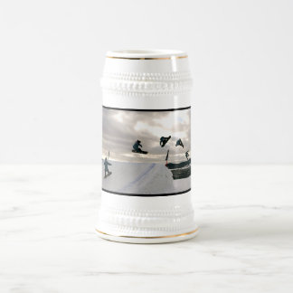 Snowboarding Tricks Beer Stein Bierpul
