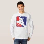 Snowboarding USA T-shirt (Voorkant volledig)