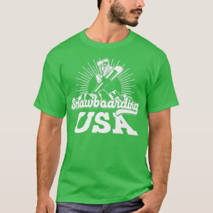 Snowboarding USA voor Snowboarder Mannen Women T-shirt