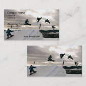 Snowboarding Visitekaartje (Voorkant / Achterkant)