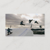 Snowboarding Visitekaartje (Achterkant)
