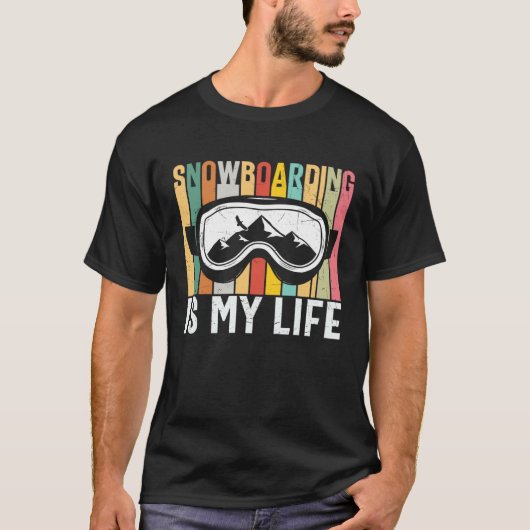 Snowboarding Winter Snowboard Snowboarder  1 T-shirt (Voorkant)