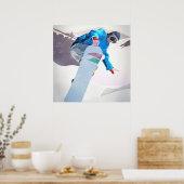 Snowboarding Winter Sport_ Poster (Keuken)