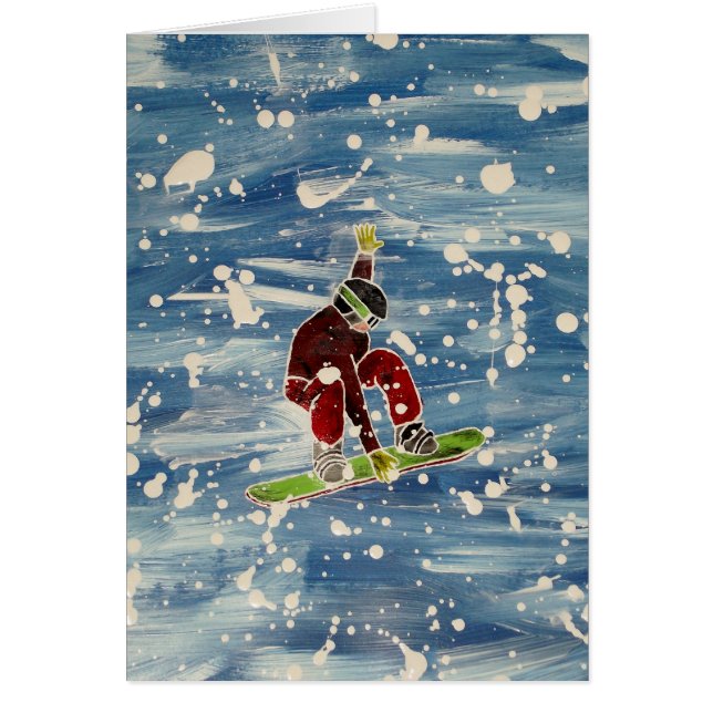 Snowboardkaart (Voorkant)