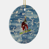 Snowboardornament Keramisch Ornament (Rechts)