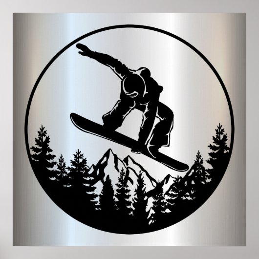SnowboardPoster Poster (Voorkant)