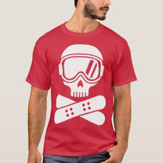 Snowboardschedel T-shirt