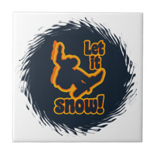 Snowboardtegel Tegeltje