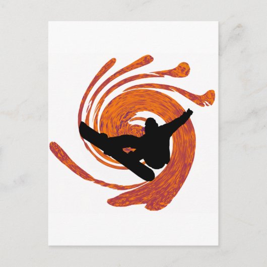 Snowboardzone Briefkaart (Voorkant)