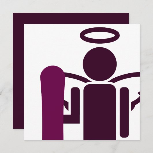 snowboargel kaart (Voorkant / Achterkant)