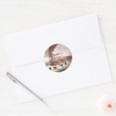 Snowbound Train Gift Label Stickers (Envelop)