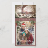 Snowbound Train Photocard Vakantie Kaart (Voorkant)