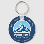 Snowbowl Arizona Flagstaff ski resort gift  Sleutelhanger (Voorkant)