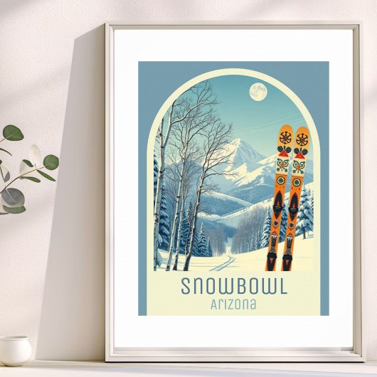 Snowbowl Arizona ski resort  Poster