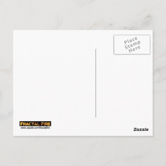 Snowburst Briefkaart (Achterkant)