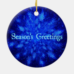 Snowburst Keramisch Ornament