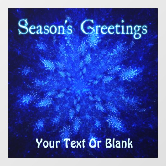 Snowburst Raamsticker (Vel)